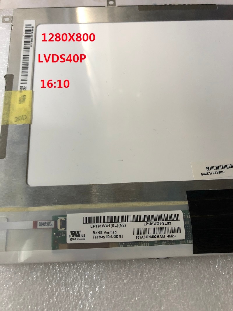  г LCD  IPS, 10.1 ġ, LP101WX1, SLN1, SLN2